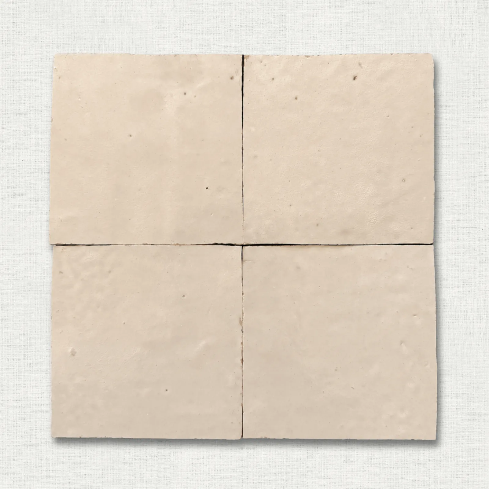 Zellige Calcaire Doré 10×10 fait main à Fès