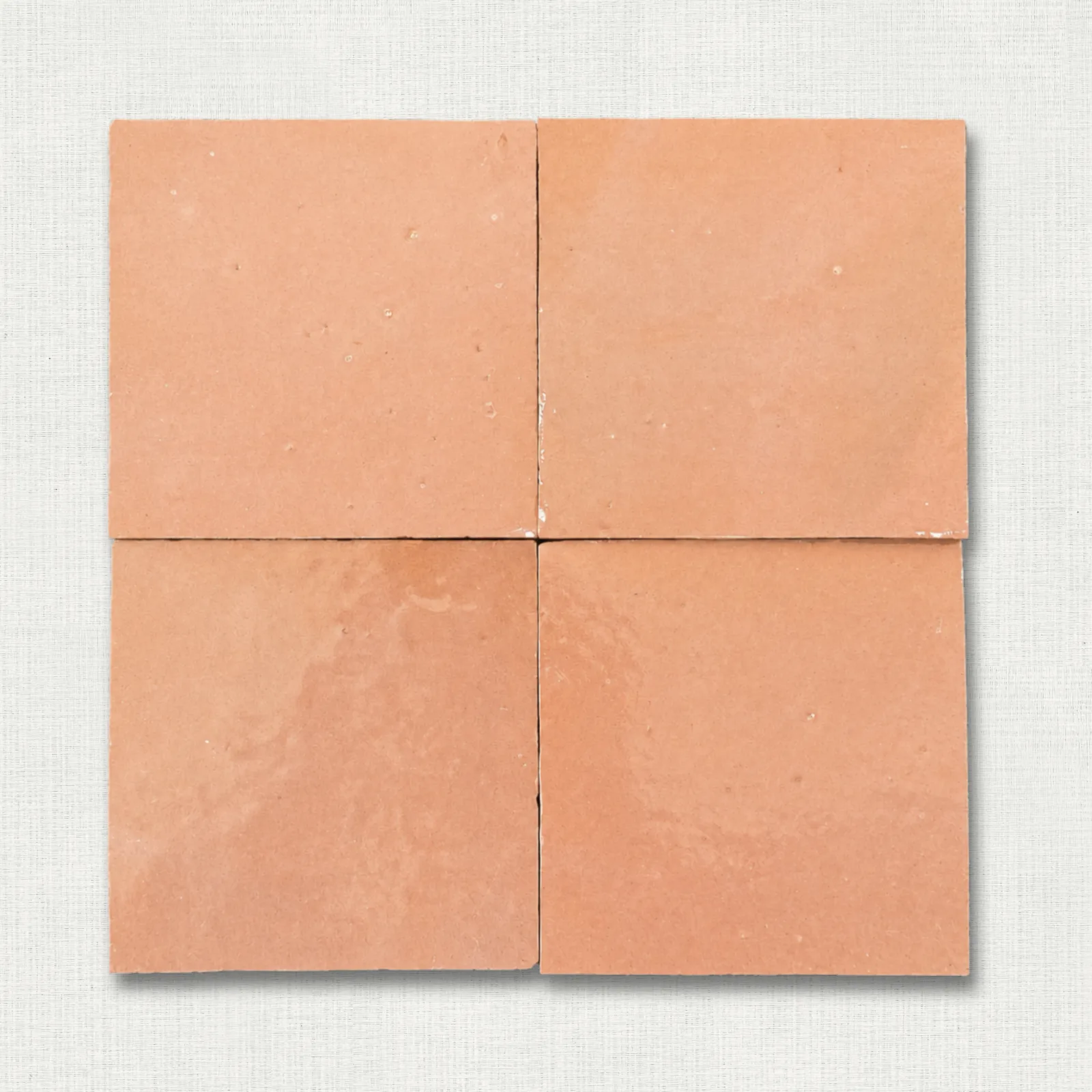 Zellige Argile Douce 10×10 fait main à Fès