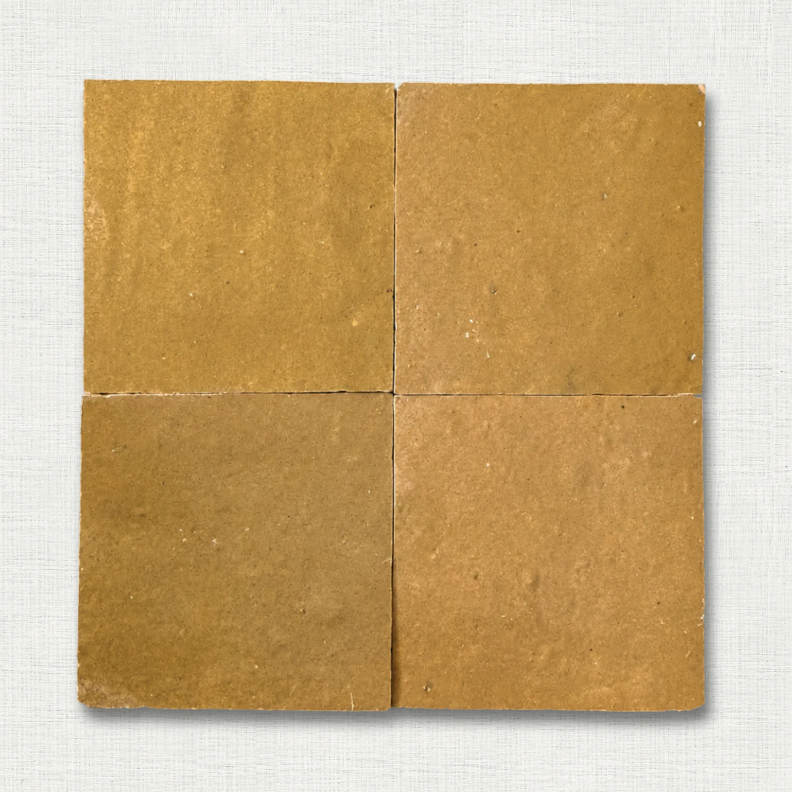 Zellige Miel Ambré 10×10 fait main à Fès
